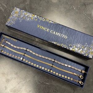 Gold Accented Bracelet Trio From Vince Camuto